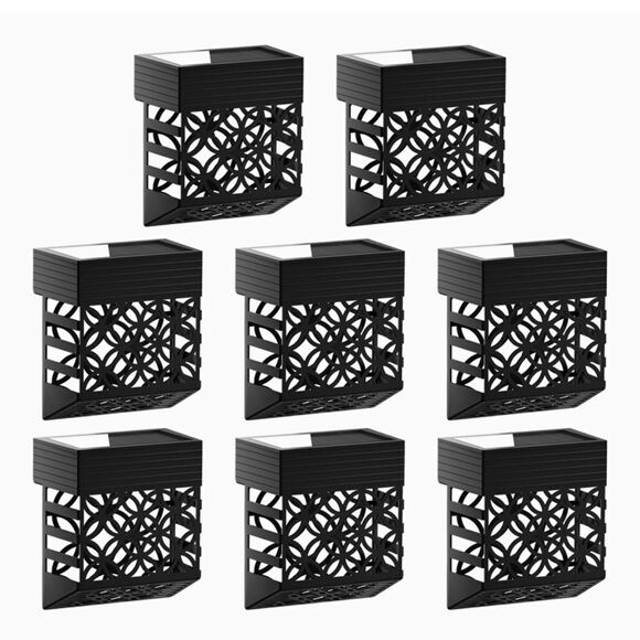 NEW Otdair Solar Color Changing Fence Lights Outdoor Waterproof LED Wall Lamps - Picture 3 of 12